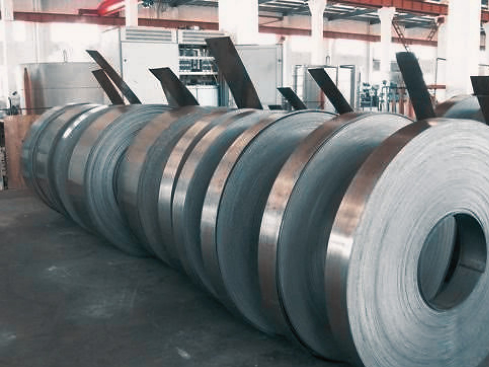 Stainless Steel Slitted Coils manufactured at the BSSI Hisar plant